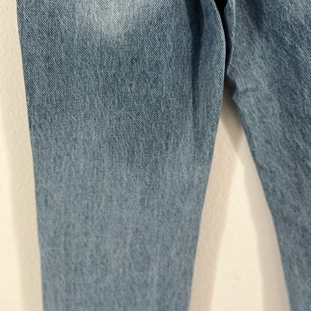 Size 10 girls blue jeans with adjustable waist. 7 For all mankind brand. - Picture 8 of 13